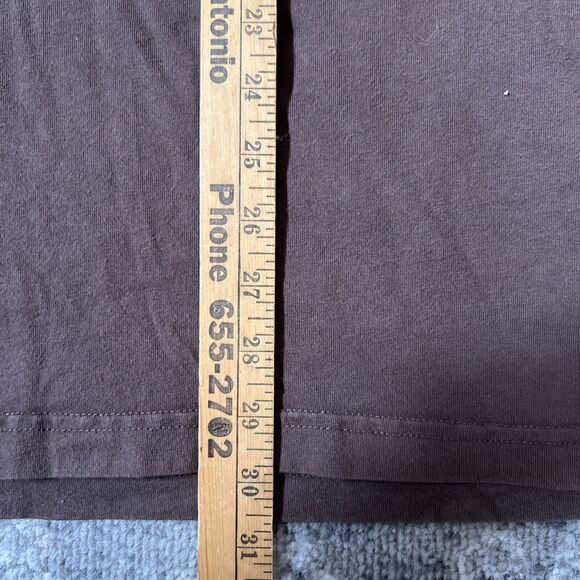 Vintage Tommy Bahama T Shirt Mens XXL Brown Casino Woman Graphic Logo Thrashed - Picture 4 of 6